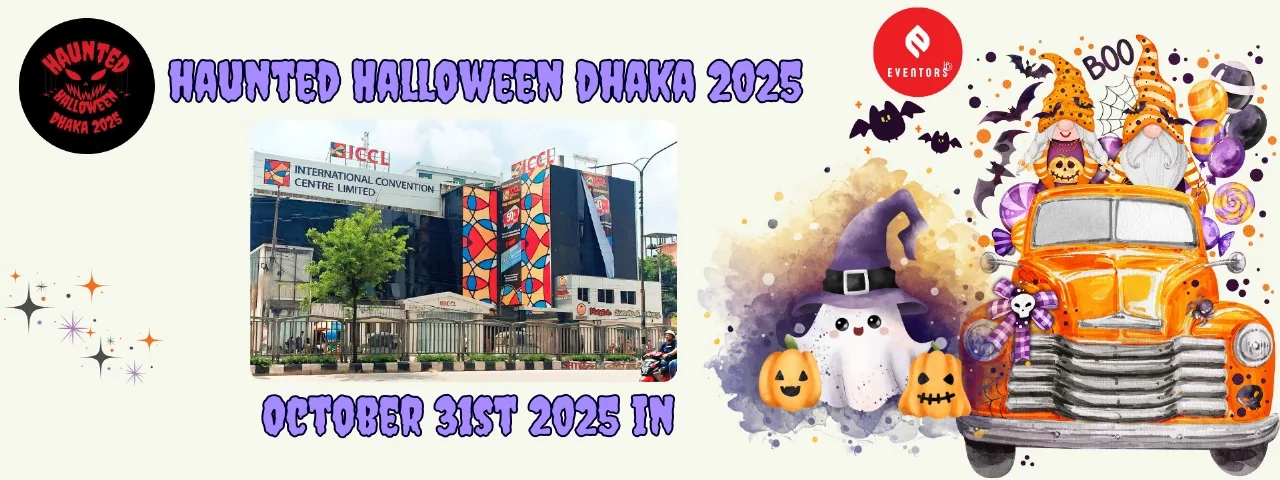 Haunted Halloween Night Dhaka 2025 Banner