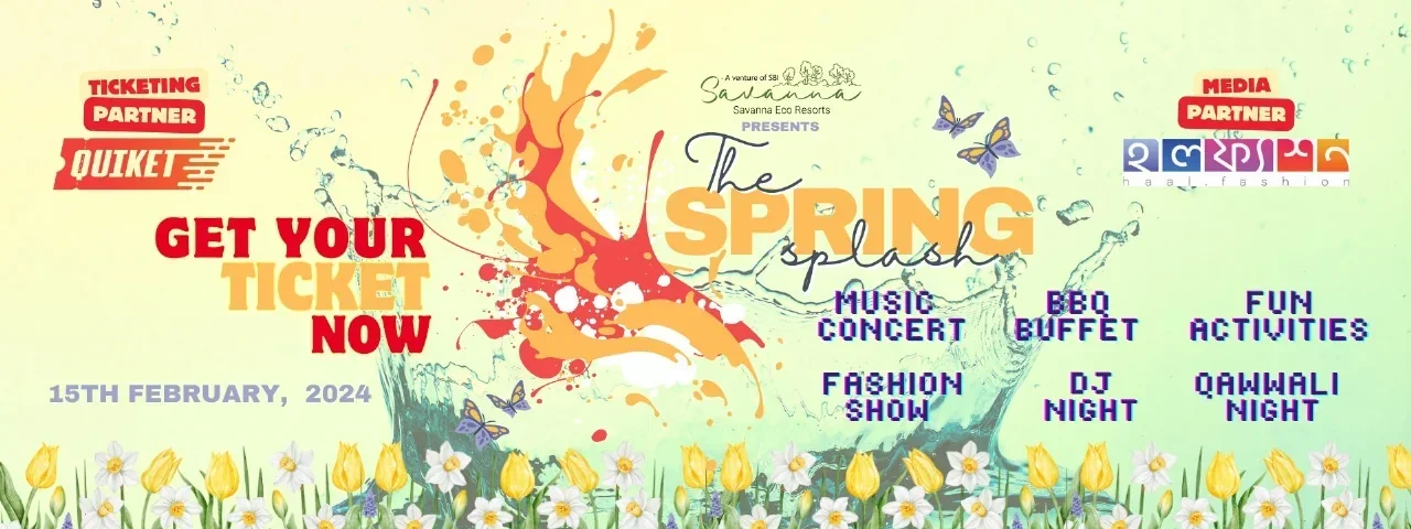 The Spring Splash Banner