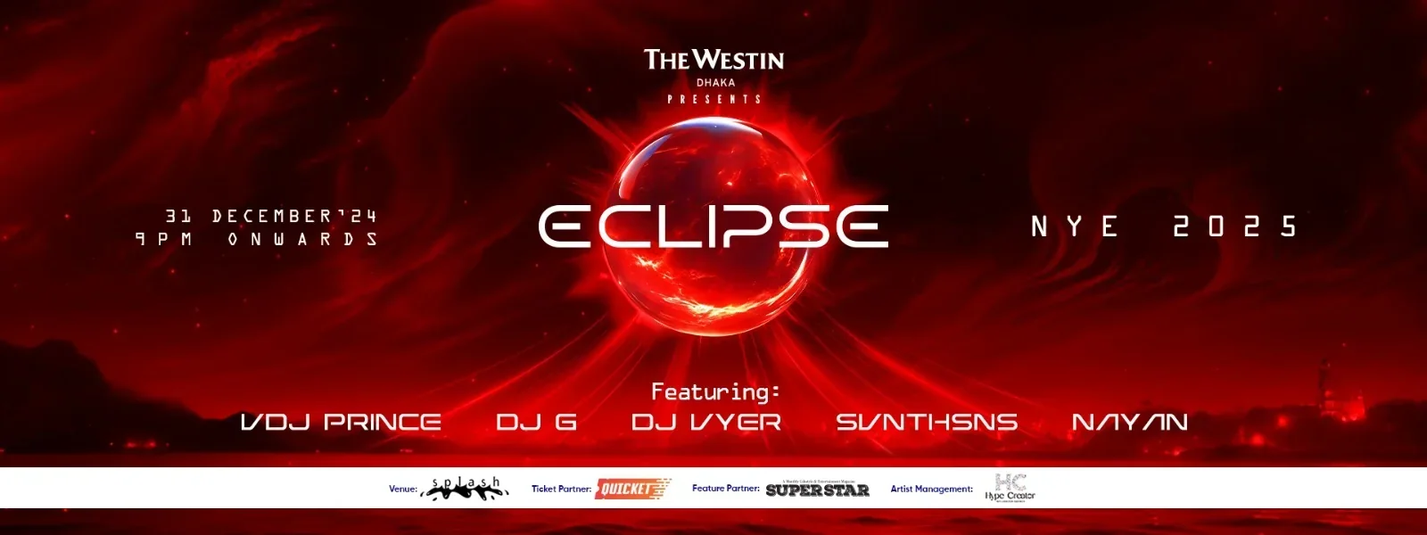Eclipse NYE 2025 Banner