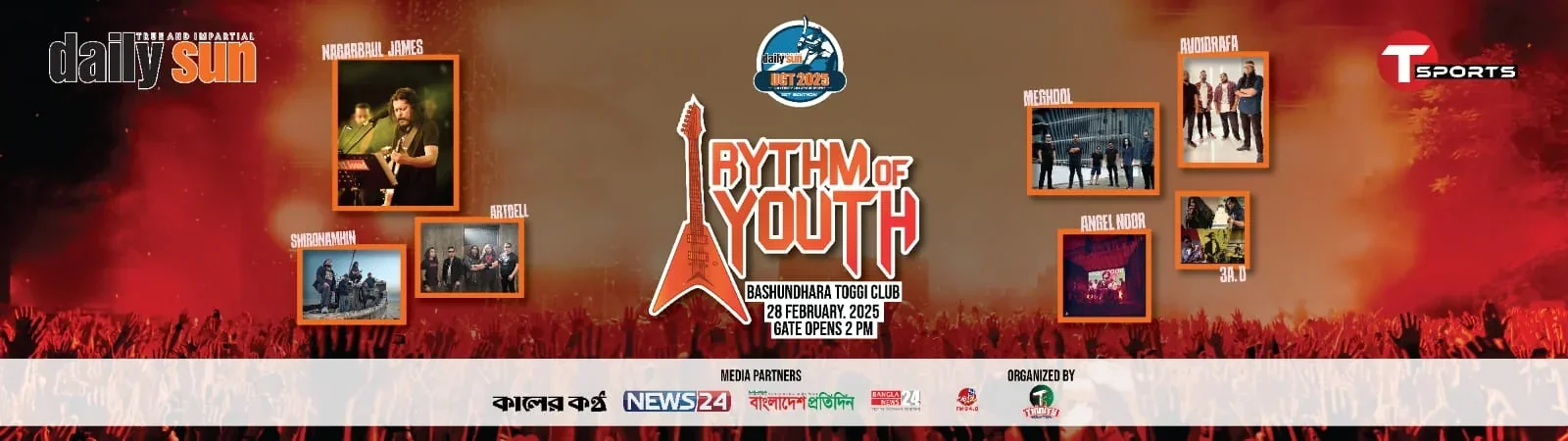 Rhythm of Youth β Grand Closing Concert Banner