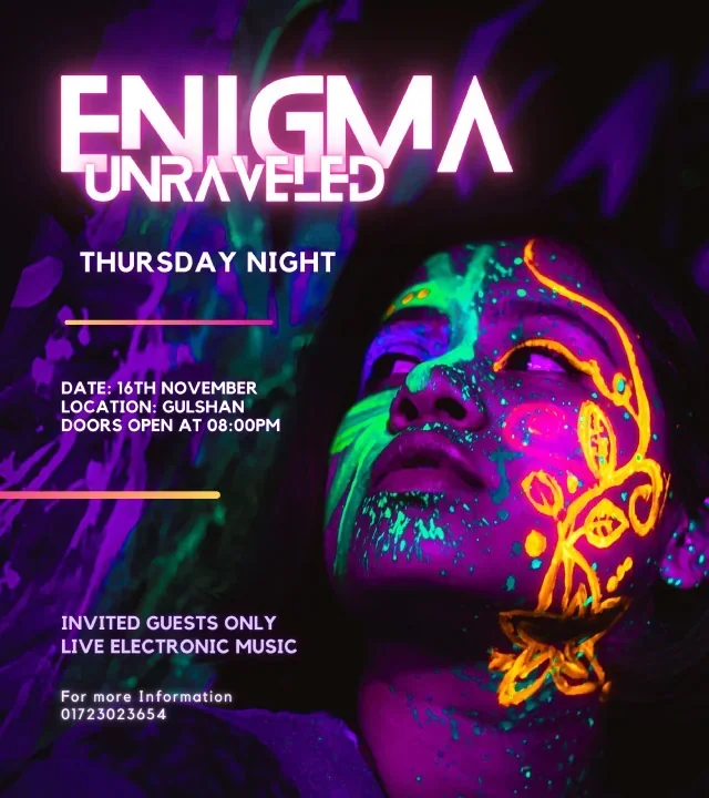 Black Birch Events Presents Enigma Unraveled